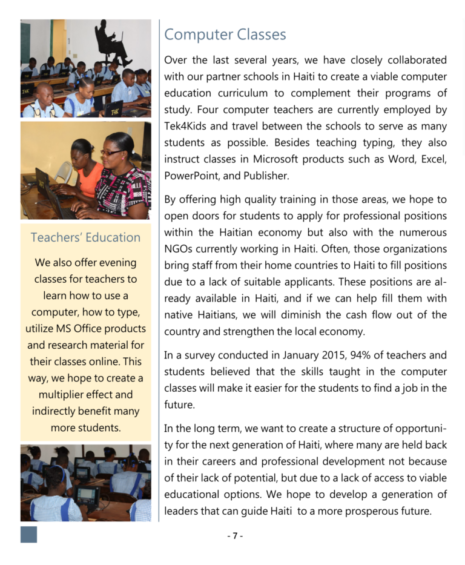 2014 annual reports page 8