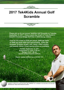 2017 03 21 T4K Golf Scramble Flyer